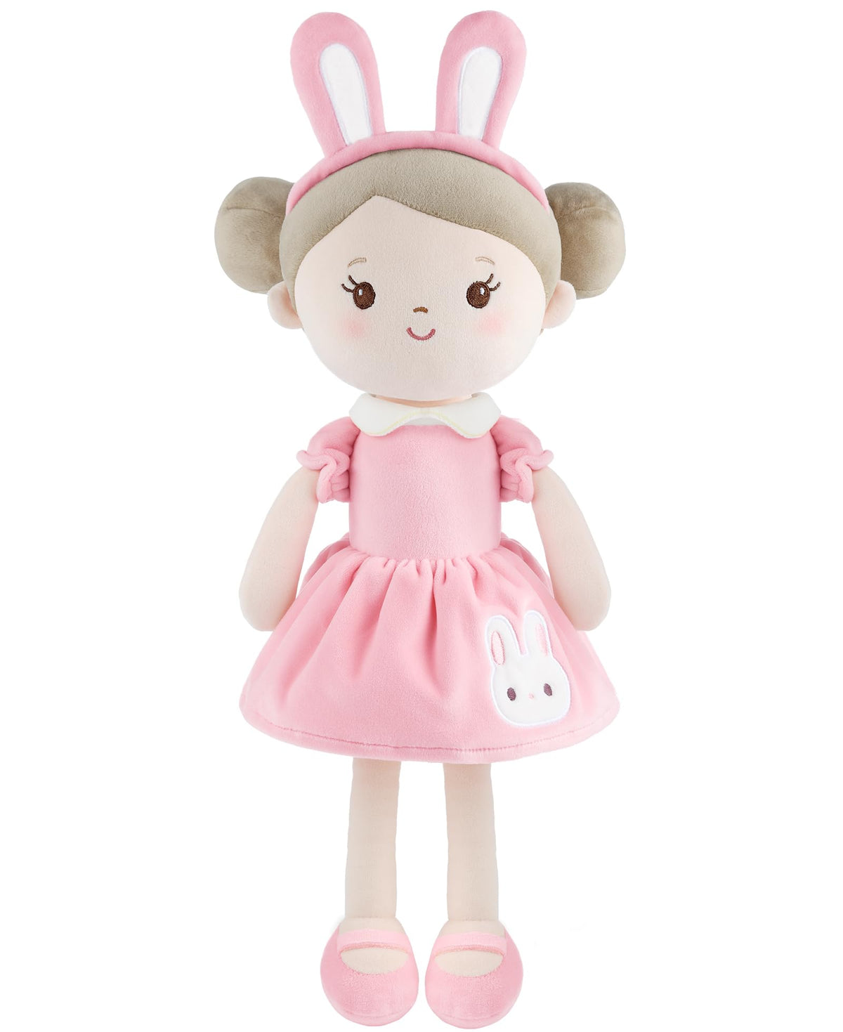 GAGAKU Soft Baby Doll Toys (16'') for Girls, My First Baby Rag Dolls for Girl Birthday Gift Plush Doll Toys Machine Washable Baby Doll for Toddler Kids Infants