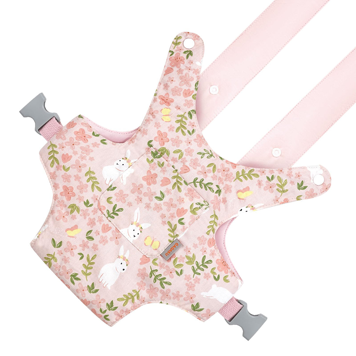 GAGAKU Baby Doll Carrier for Kids, Reborn Dolls Carrier Accessories for Girls & Toddlers, Baby Dolls Sling Carrier with Adjustable Straps - Pink - Rabbit Garden